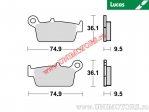 Front brake pads - MCB575 organic - Lucas TRW