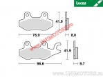 Front brake pads - MCB604 organic - Lucas TRW