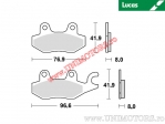 Front brake pads - MCB615SRQ sintered SRQ - Lucas TRW