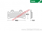 Front brake pads - MCB656SRQ sintered SRQ - Lucas TRW