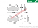 Front brake pads - MCB663SRM sintered SRM - Lucas TRW