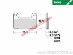 Front brake pads - MCB752CRQ hyper-carbon CRQ - Lucas TRW