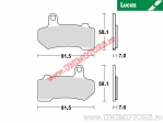 Front brake pads - MCB781SV sintered SV - Lucas TRW