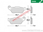 Front brake pads - MCB786 organic - Lucas TRW