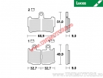 Front brake pads - MCB828SRT sintered SRT - Lucas TRW