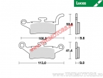 Front brake pads - MCB835 organic - Lucas TRW