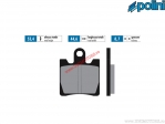 Front brake pads original (44.6x53.4x8.7mm) - Polini