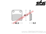 Front brake pads - SBS 115CT (carbon technology) - (SBS)