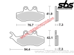 Front brake pads - SBS 168CT (carbon technology) - (SBS)