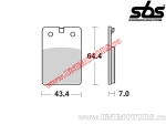 Front brake pads - SBS 605HF (ceramic) - (SBS)