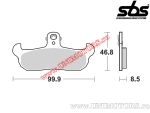 Front brake pads - SBS 608SI (metallic / sintered) - (SBS)