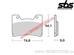 Front brake pads - SBS 645HF (ceramic) - (SBS)