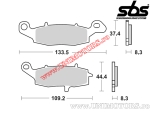 Front brake pads - SBS 705HS (metallic / sintered) - (SBS)