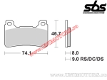 Front brake pads - SBS 809DC (dual carbon) - (SBS)