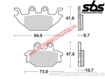 Front brake pads - SBS 810HF (ceramic) - (SBS)