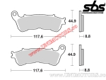 Front brake pads - SBS 828HF (ceramic) - (SBS)