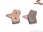 Front Left Brake Pads (Sintered) - Arctic Cat 250 2x4 / 300 4x4 / 454 4x4 / 500 FIS 4x4 w/AT / 500FIS TRV 4x4 - All Balls