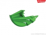 Front lower brake disc guard in green color - Polisport