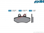 Front sintered brake pads (77x41.2x9mm) - Polini