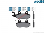 Front sintered brake pads (96.5x42x9mm / 77x42x9mm) - Polini