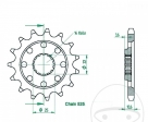 Front sprocket Esjot - 14 teeth (pitch 525) - MV Agusta Brutal / 1090 / 1090 R / 910 R / 910 S / 910 S / 989 R / 990 R - JM