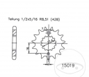 Front Sprocket Esjot - 16 teeth (pitch 428) - MZ/MUZ RT 125 / Classic / SM 125 / Cup Replica / Gangsta / SX 125 / Yamaha SR 250 