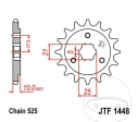 Front sprocket JTF1448.14 (pitch 525) - Sachs Roadster 650 / Suzuki DR 650 SE / SEU / DR 800 S Big / 800 SU Big / XF 650 / U - J