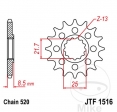 Front Sprocket JTF1516.16 (520 pitch) - Kawasaki ZX-10R 1000 K Ninja ABS / ZX-10R 1000 K Ninja Anniversary Edition ABS - JM