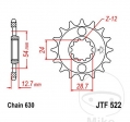 Front Sprocket JTF522.14 (pitch 630) - Kawasaki GPZ 1100 B ('81-'82) / Z 1000 J ('81-'82) / Z 1000 K Ltd ('81) / Z 1000 R2 ('83)