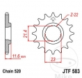 Front sprocket JTF583.13 (pitch 520) - JM