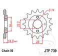 Front Sprocket JTF739.15 (pitch 530) - JM