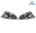 Front turn signal set right-left - Vespa LX - S 2T-4T / Vespa LXV 2T-4T Navy / Vespa 50 LXV 2T / Vespa LX 125-150cc - Olympia