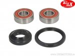 Front Wheel Bearing and Oil Seal Kit - Honda FX 650 Vigor / MTX 200 RW / NX 650 Dominator / XL 600 V Transalp - TourMax