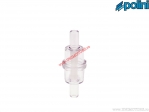 Fuel filter (diameter 8mm) - transparent - Polini