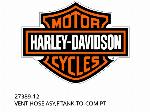 FURTUN DE VENTILAȚIE ASAMBLAT, REZERVOIR-PT-COM PT - 27389-12 - Harley-Davidson