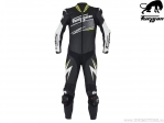 Furygan couro moto Ride Black-White-Yellow (preto-branco-amarelo) - Furygan