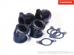 Galeria de admissão (flange) conjunto de 4 peças - Yamaha XS 1100 ('80-'83) / XS 1100 S ('81-'82) - JM