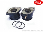 Galeria (flange) de admissão, conjunto de 2 peças - Yamaha TT 600 - S - E / XT 600 H - N - EH- KH - EN - KN- N - H - EH - Z Te