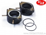 Galeria (flange) de admissão conjunto de 2 peças - Yamaha XV 750 Virago Gussrad - Speichenrad / XV 1000 SE Midnight Special - 