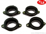 Galeria (flange) de admissão, conjunto de 4 peças - Yamaha YZF-R6 600 ('06-'17) - ABS ('17-'20) - Anniversary ('12-'13) - Tour