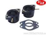 Galeria (flange) de admissão (conjunto) - Yamaha XS 400 ('80-'82) / XS 400 SE Special ('81-'83) - TourMax