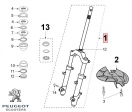 Garfo dianteiro - Peugeot Jet Force C-Tech / Jet Force Dark Side / Jet Force Ice / Jet Force WRC 2T 50cc - Peugeot