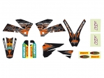 Grafische set Factory KTM 125 EXC / 125 EXC Six Days / 200 EXC / 250 EXC / 250 EXC Six Days / 300 EXC ('05-'07) - KTM