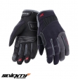 Guantes de moto para hombre Urban Summer Seventy modelo SD-C48 negro/gris - Dedos táctiles - Negro/gris, L (9 cm)