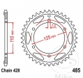 Hátsó fogaskerék JTR485.48 (428-es lépés) - Gilera Coguar 125 ('99-'01) - JM