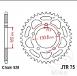 Hátsó fogaskerék JTR75.45 (520 lépés) - BMW S 1000 RR / 1000 R ABS / 1000 R ABS DDC / S 1000 R ABS DTC / 1000 RR ABS - JM