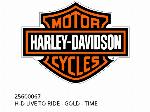 H-D VIVIR PARA MONTAR - ORO - TIEMPO - 25600067 - Harley-Davidson