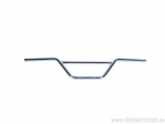 Handlebar, chromed steel with Motocross reinforcement, 22mm diameter and 880mm length - Fehling