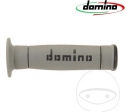 Handlebar grip set A240 gray black Domino D: 22 mm L: 125 mm closed - JM