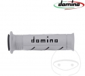 Handlebar grip set A250 gray black Domino D: 22 mm L: 126 mm open - JM